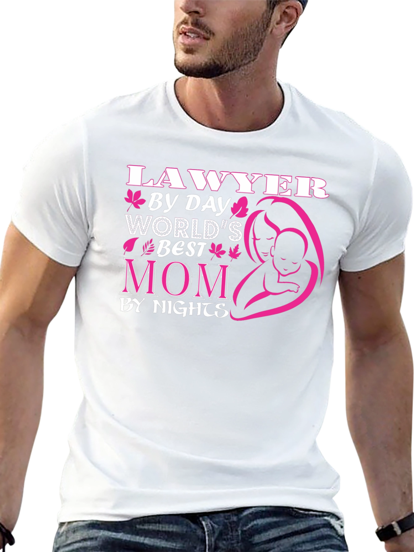 Lawyer Mom T-Shirt - Worlds Best Mom By Day