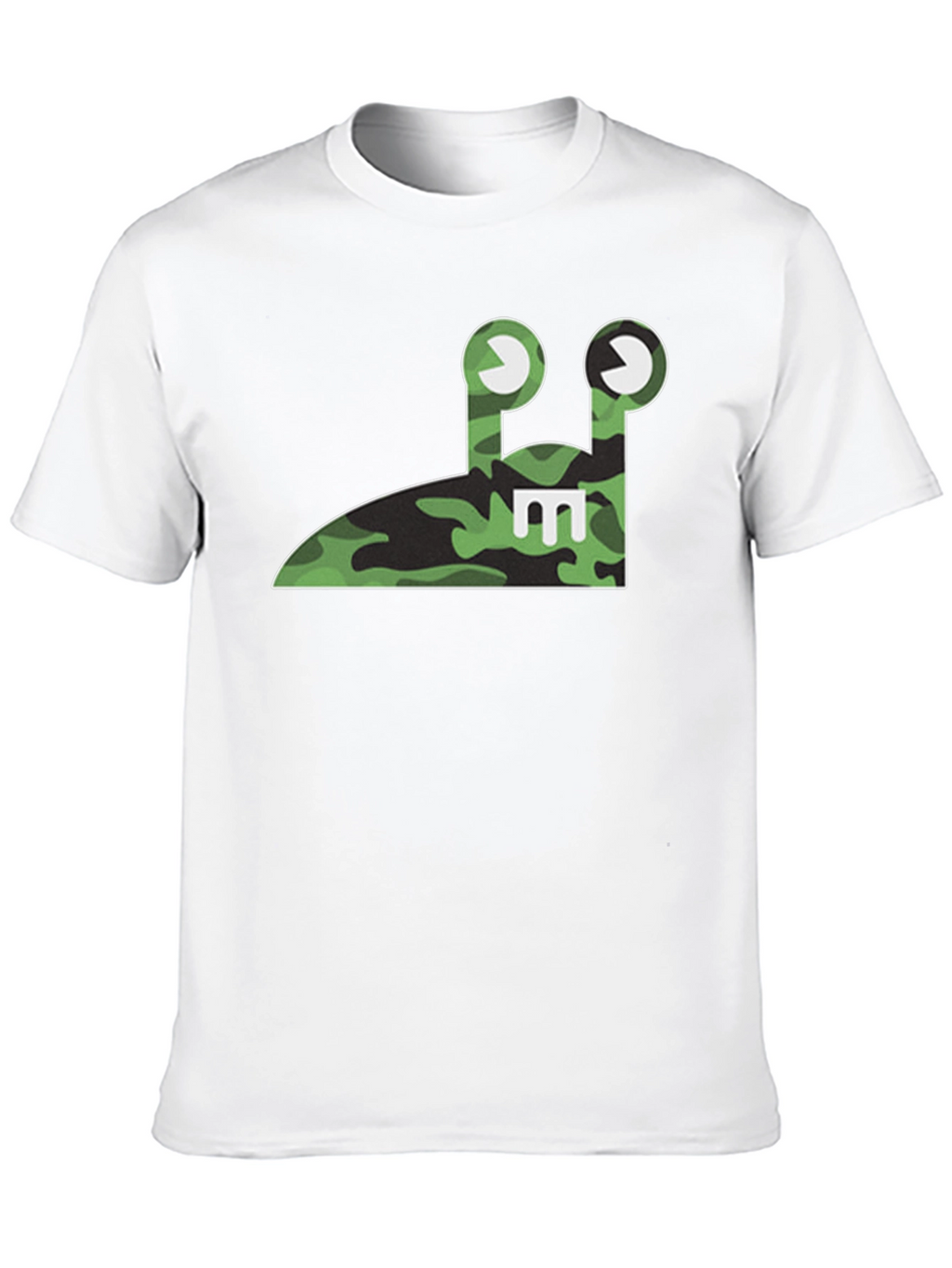 Camo Slug E T-Shirt - Fun Unique Design