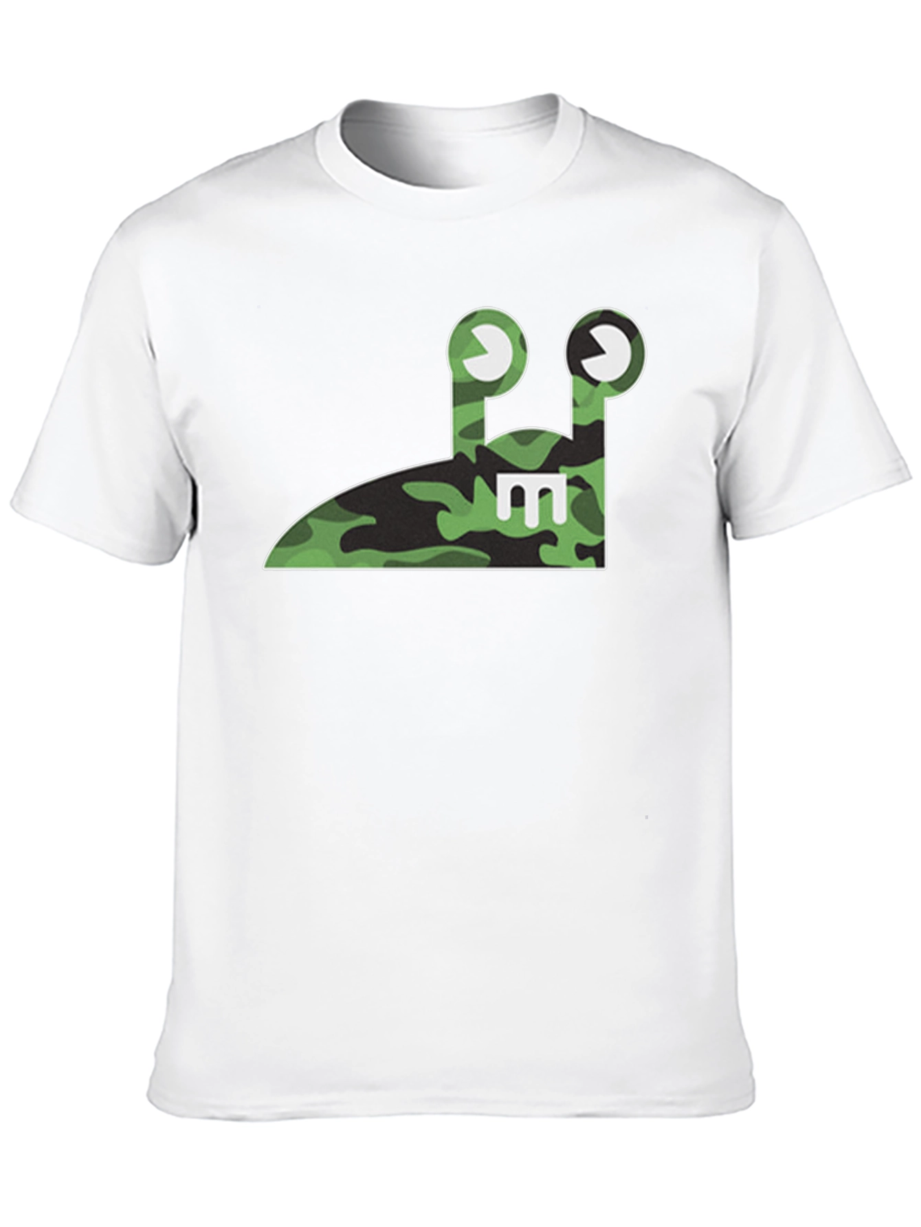 Camo Slug E T-Shirt - Fun Unique Design