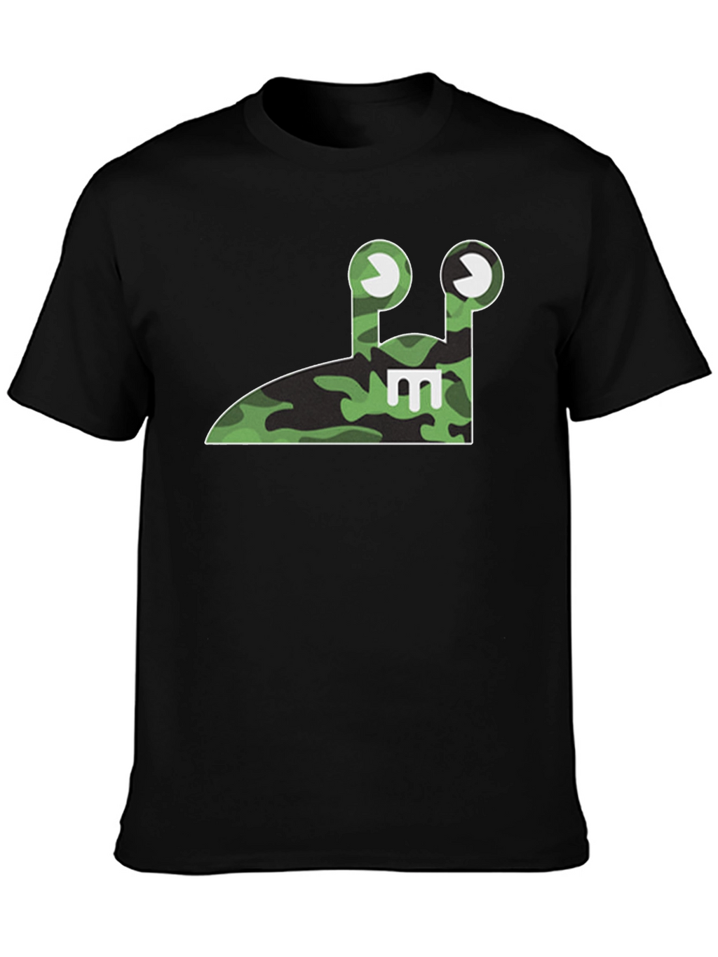 Camo Slug E T-Shirt - Fun Unique Design