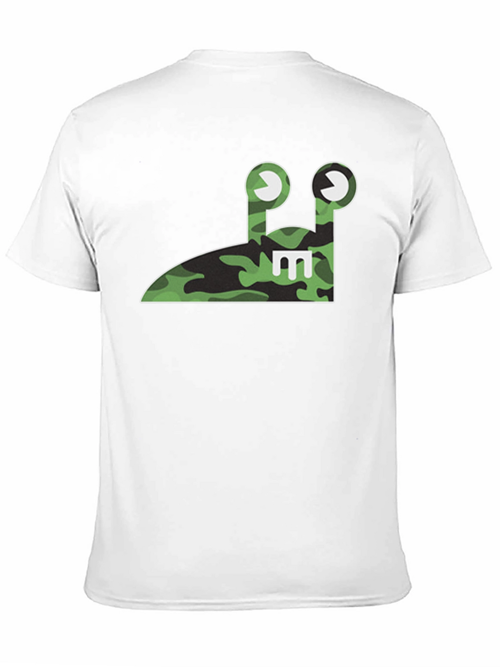 Camo Slug E T-Shirt - Fun Unique Design