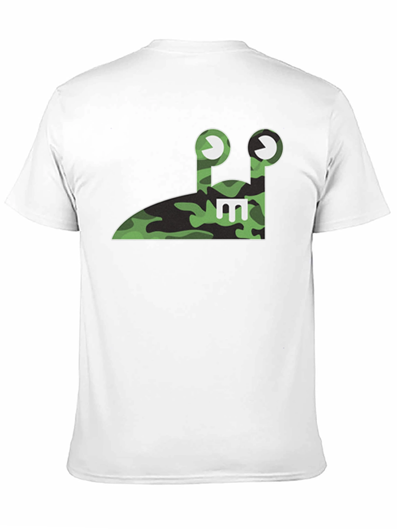 Camo Slug E T-Shirt - Fun Unique Design