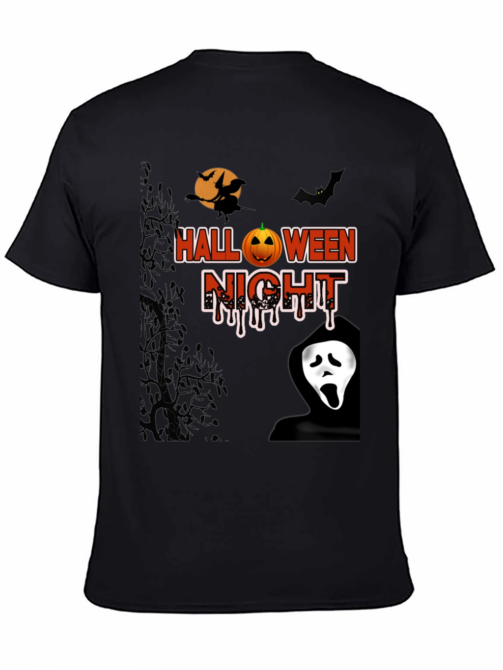 Halloween Night Graphic T-Shirt