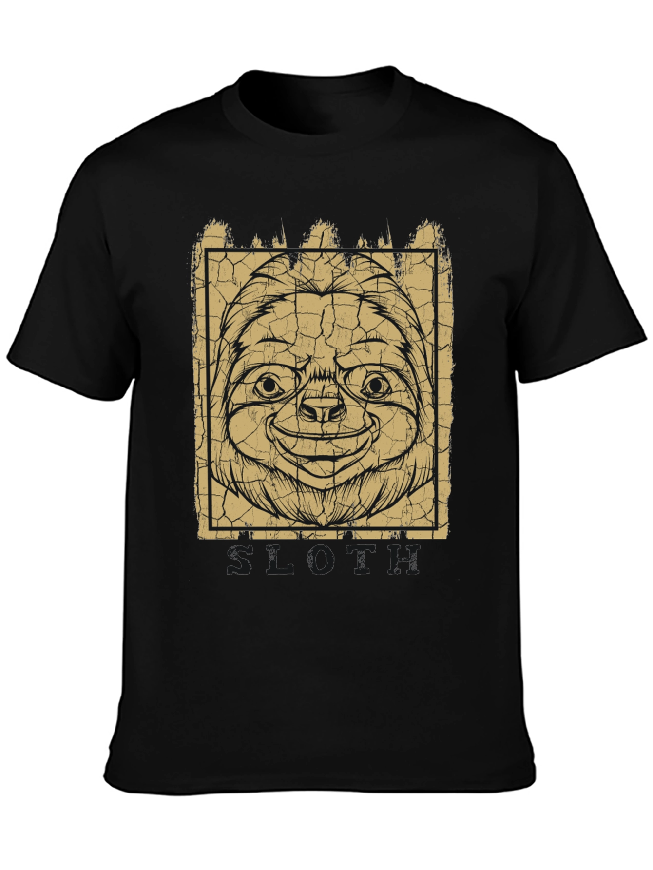 Sloth Graphic Print Tee - Relaxed Fit