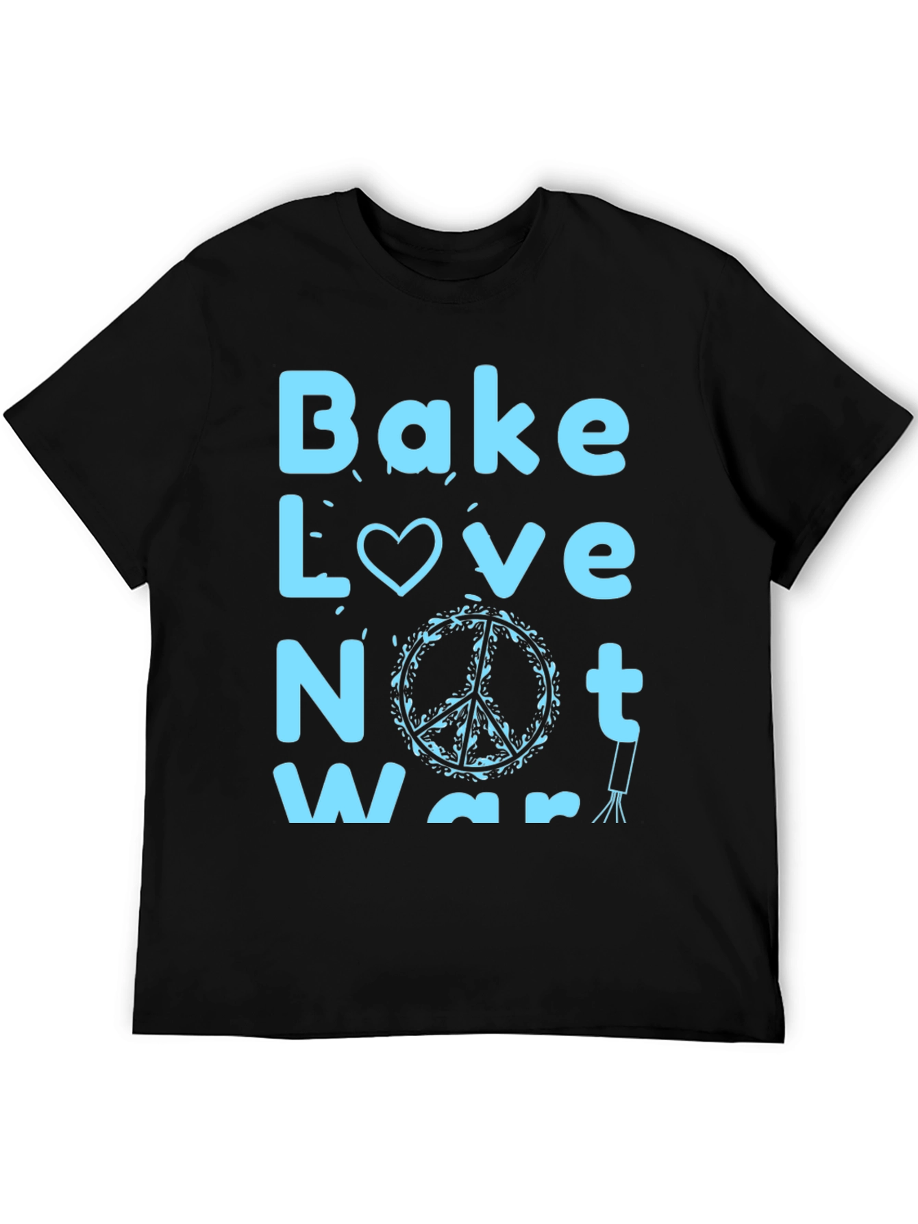 Bake Love Not War Graphic T-Shirt