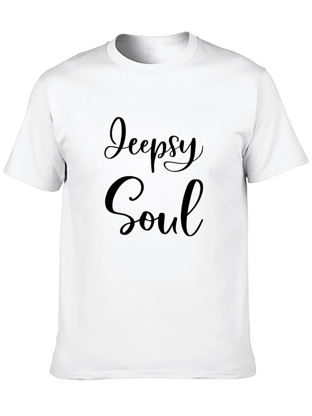 Jeepsy Soul Black Tee Casual Comfort