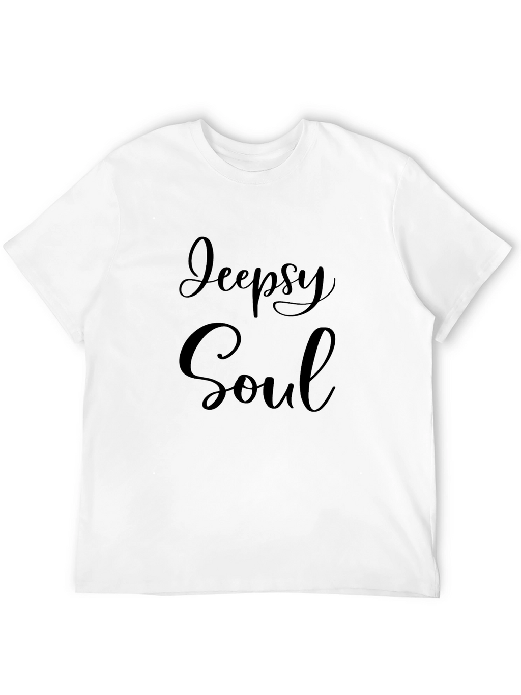 Jeepsy Soul Black Tee Casual Comfort