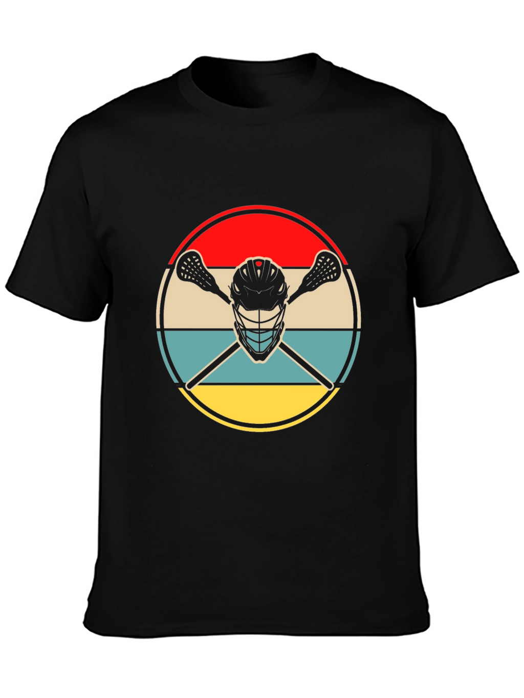 Lacrosse Helmet Graphic Tee