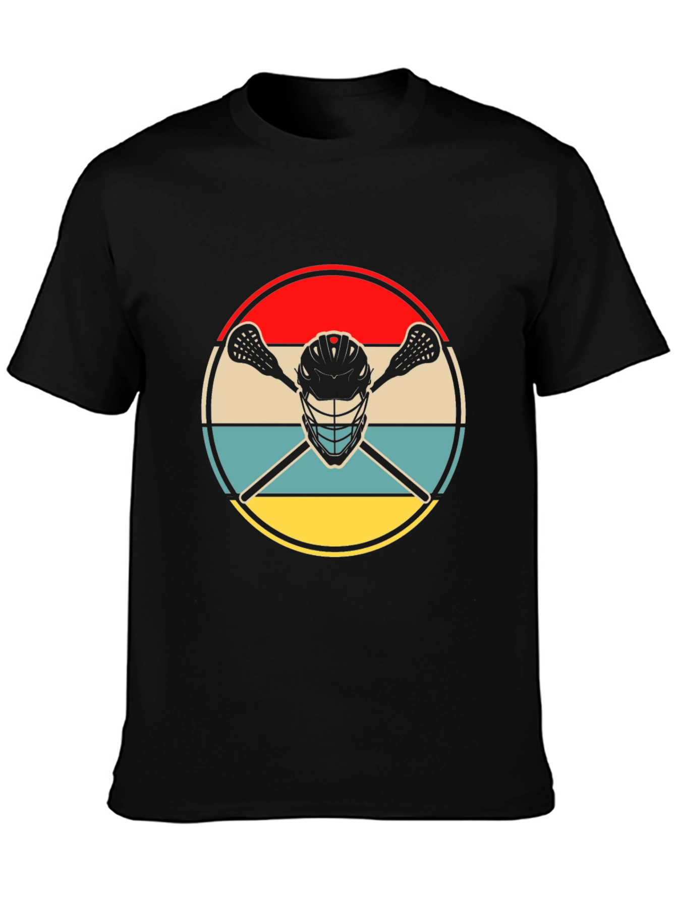 Lacrosse Helmet Graphic Tee