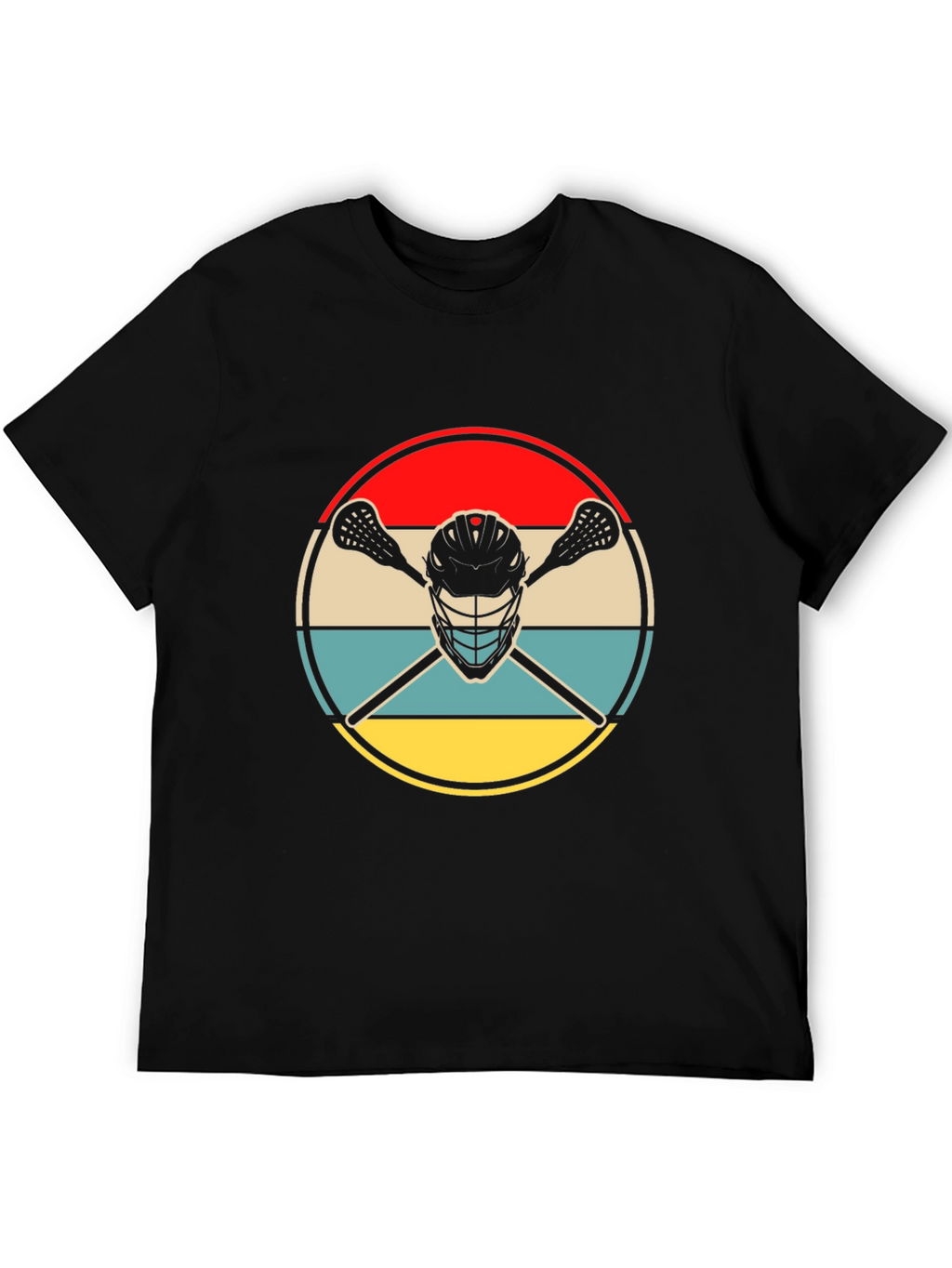 Lacrosse Helmet Graphic Tee