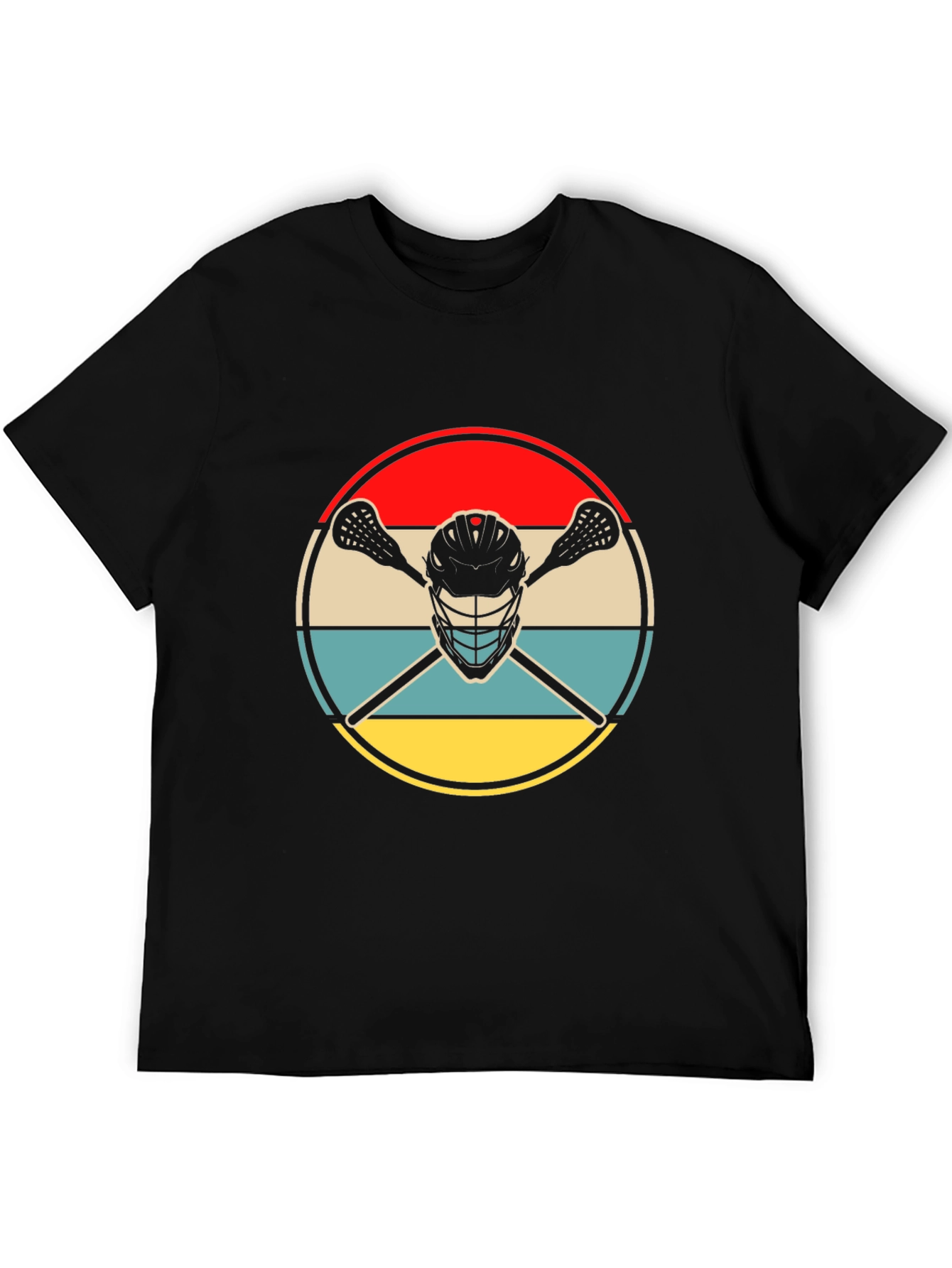 Lacrosse Helmet Graphic Tee