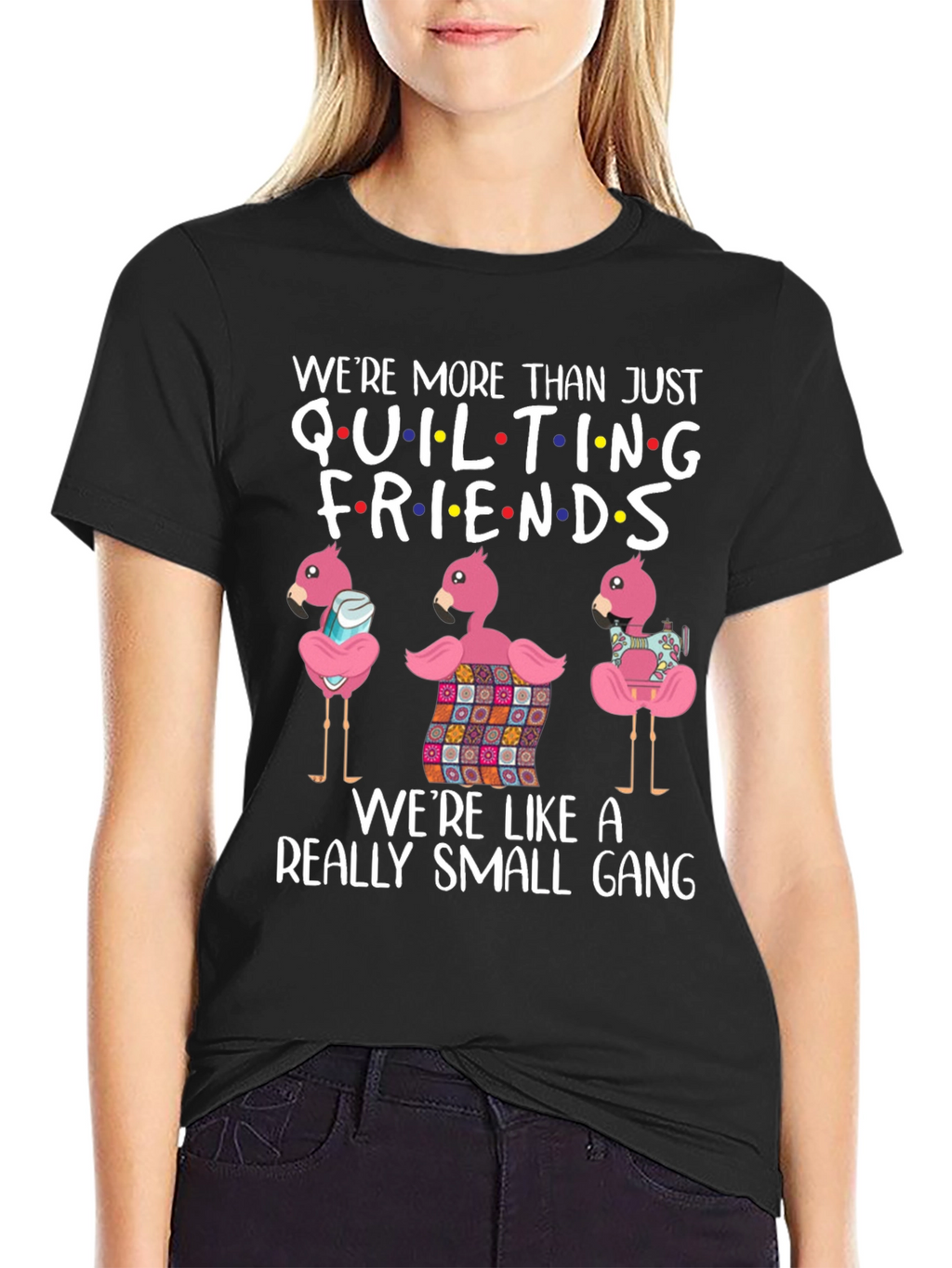 Quilting Friends Graphic T-Shirt