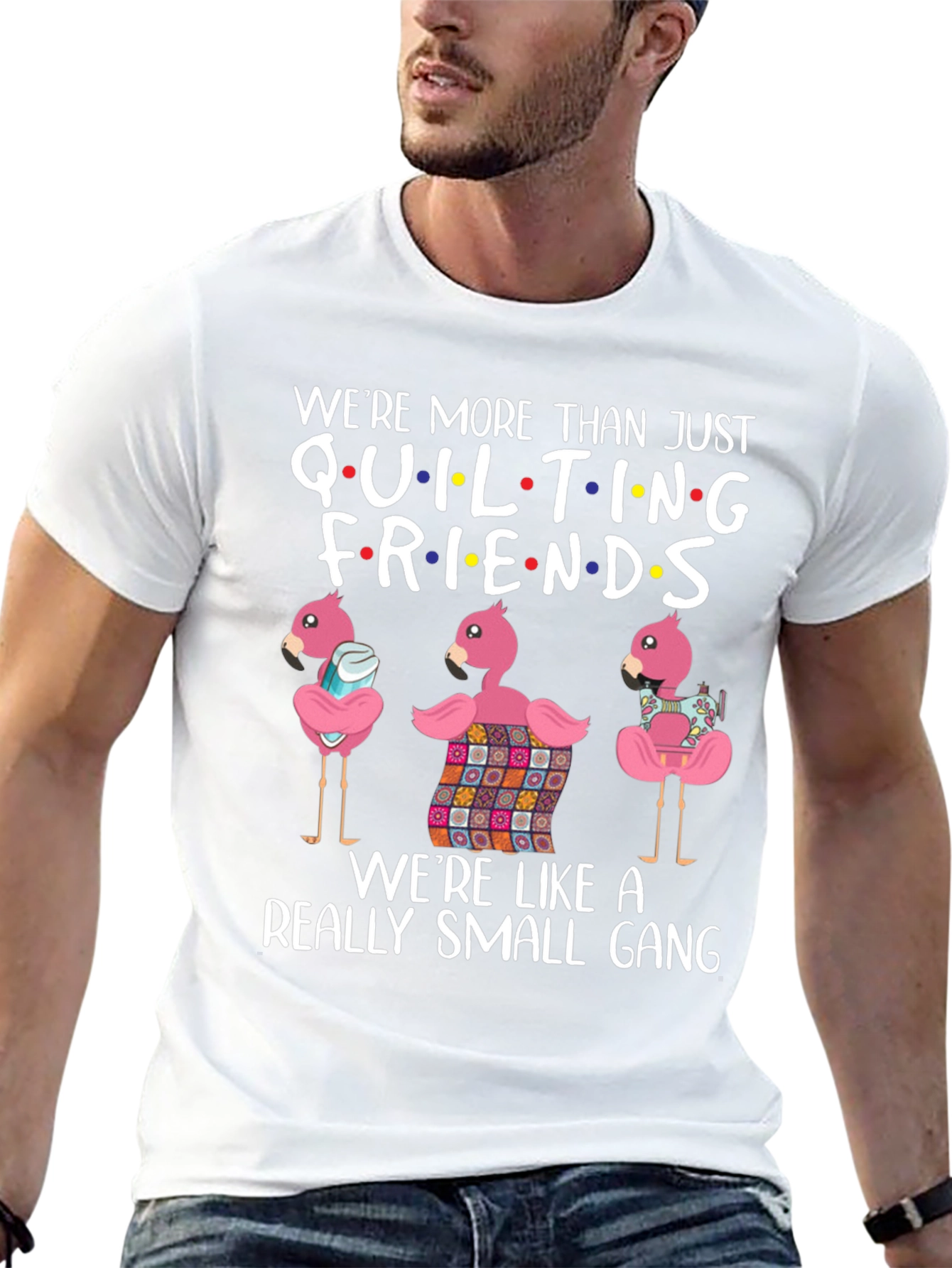 Quilting Friends Graphic T-Shirt