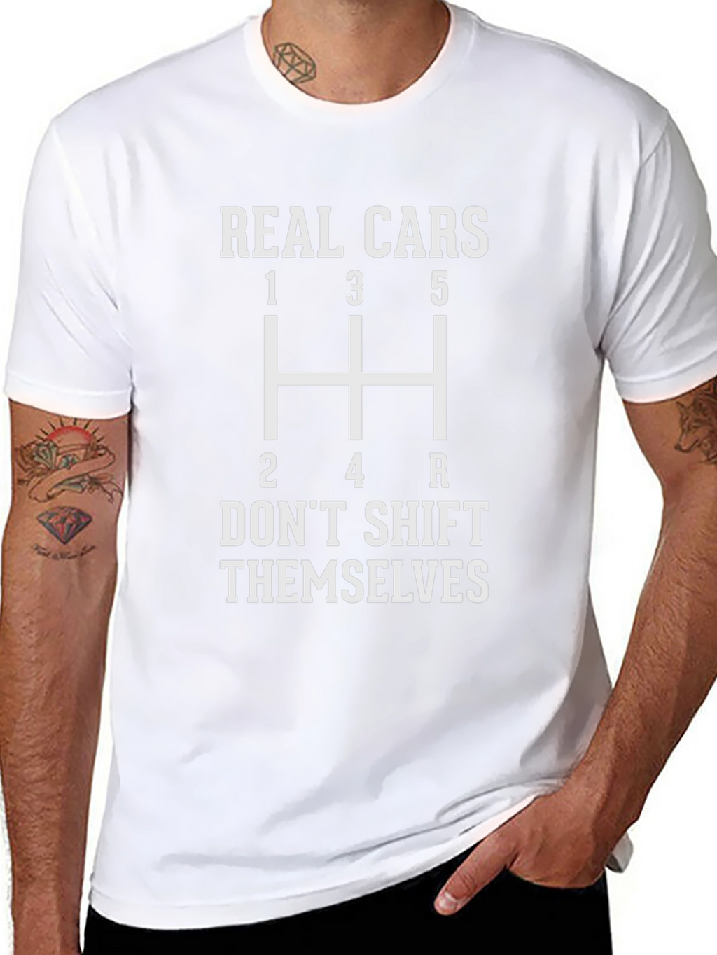 Real Cars Dont Shift Themselves T-Shirt