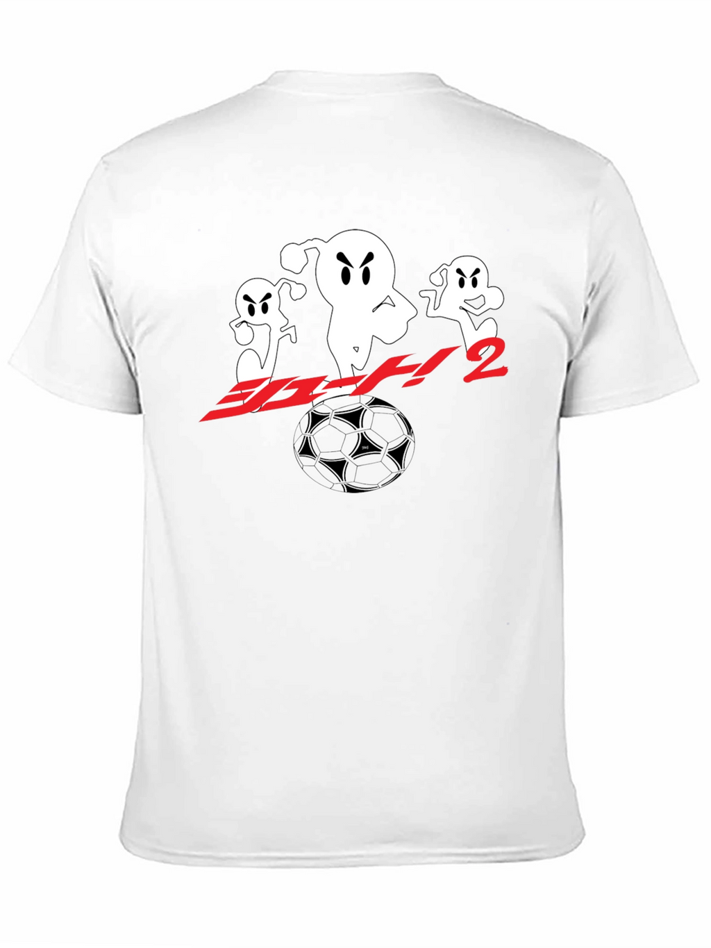 Black T-Shirt with Anime Soccer Design
