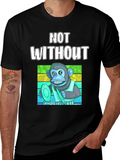 Monkey T-Shirt: Not Without My Horn