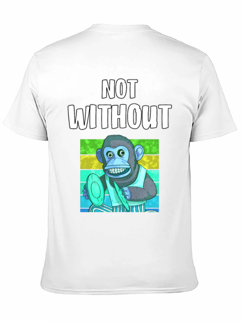 Monkey T-Shirt: Not Without My Horn