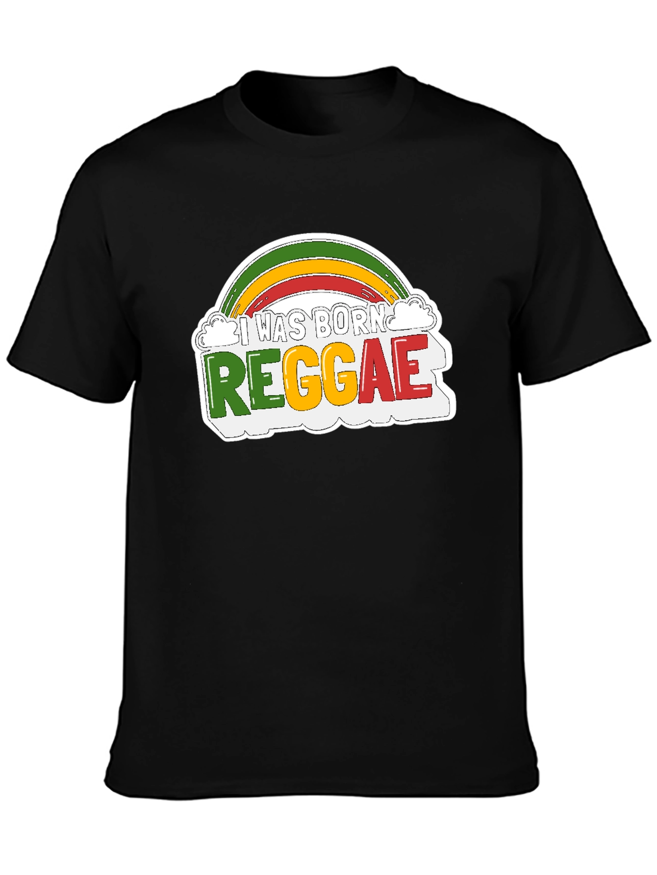 I Was Born Reggae Graphic Tee