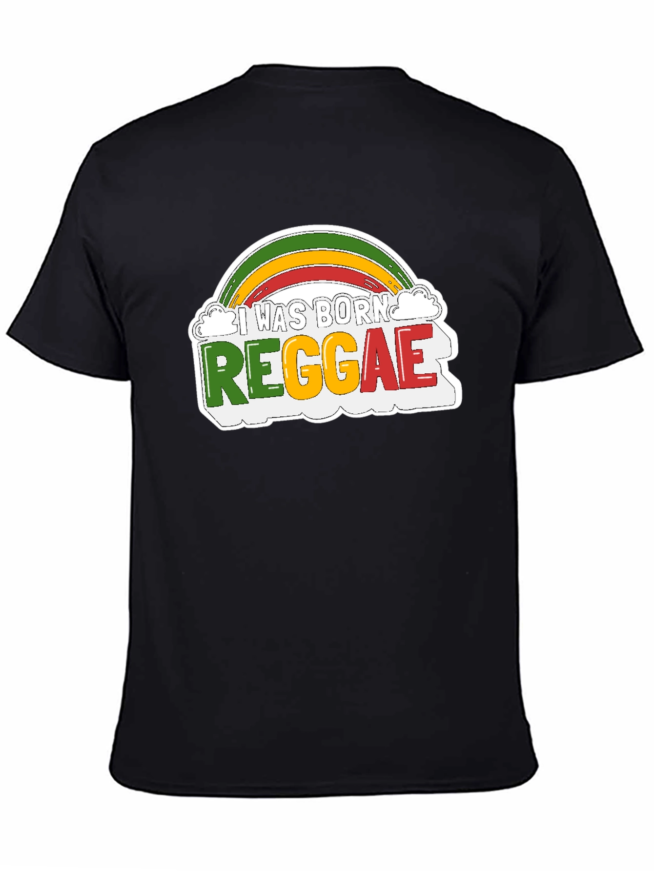 I Was Born Reggae Graphic Tee