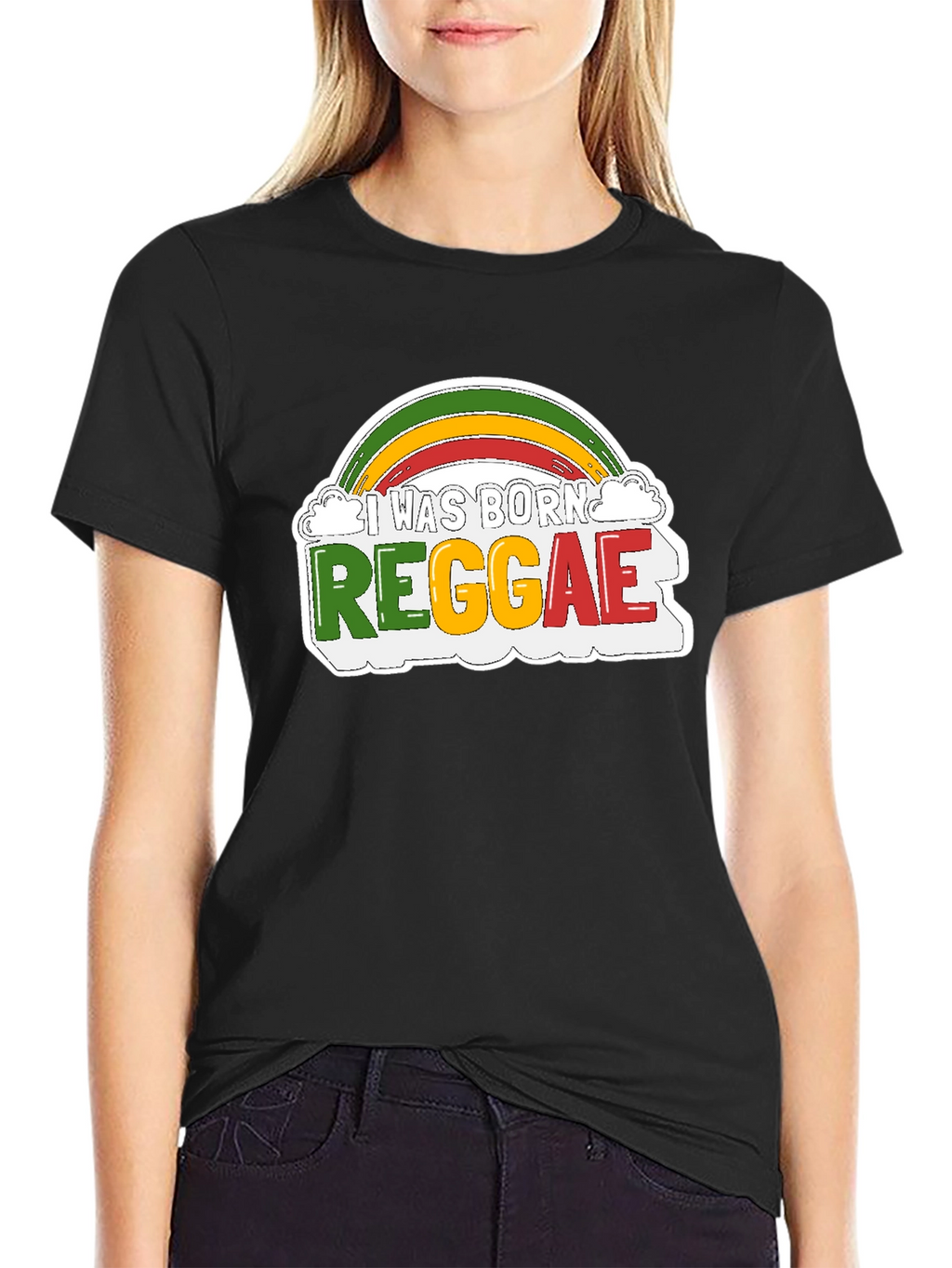 I Was Born Reggae Graphic Tee