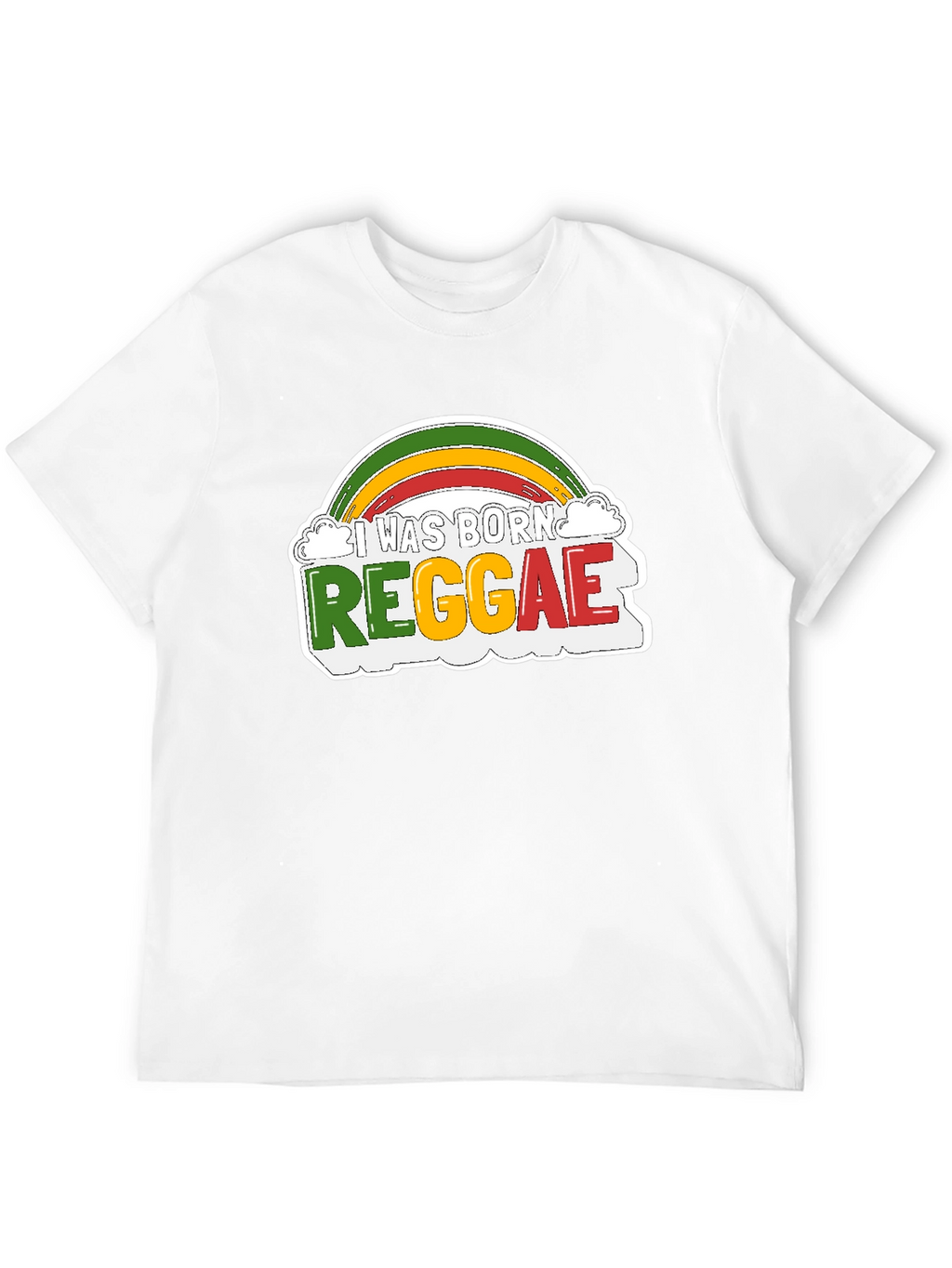 I Was Born Reggae Graphic Tee