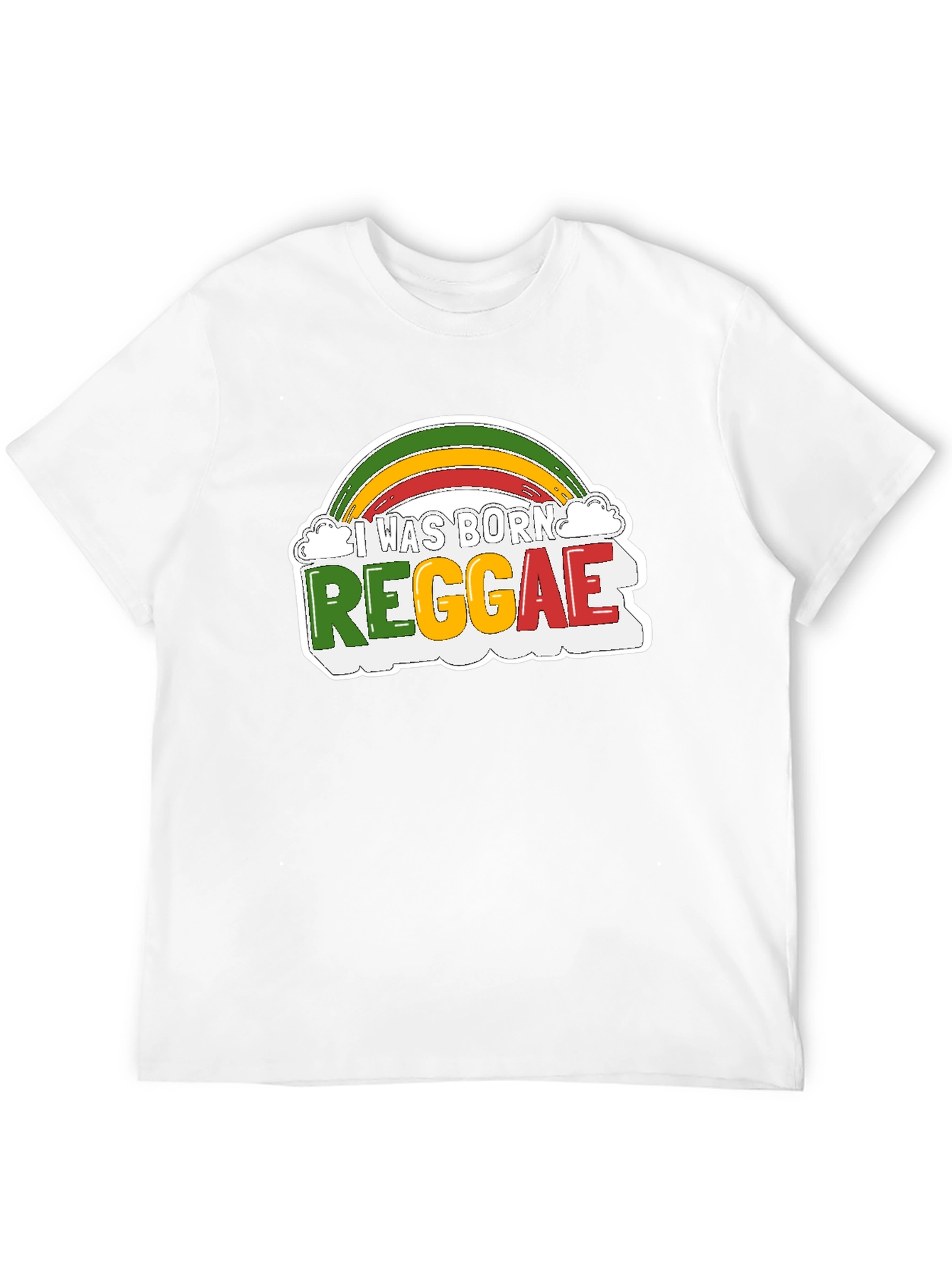 I Was Born Reggae Graphic Tee