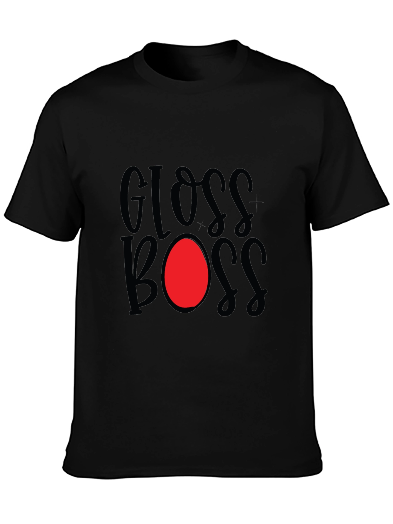 Gloss Boss Graphic Tee - Stylish Black T-Shirt