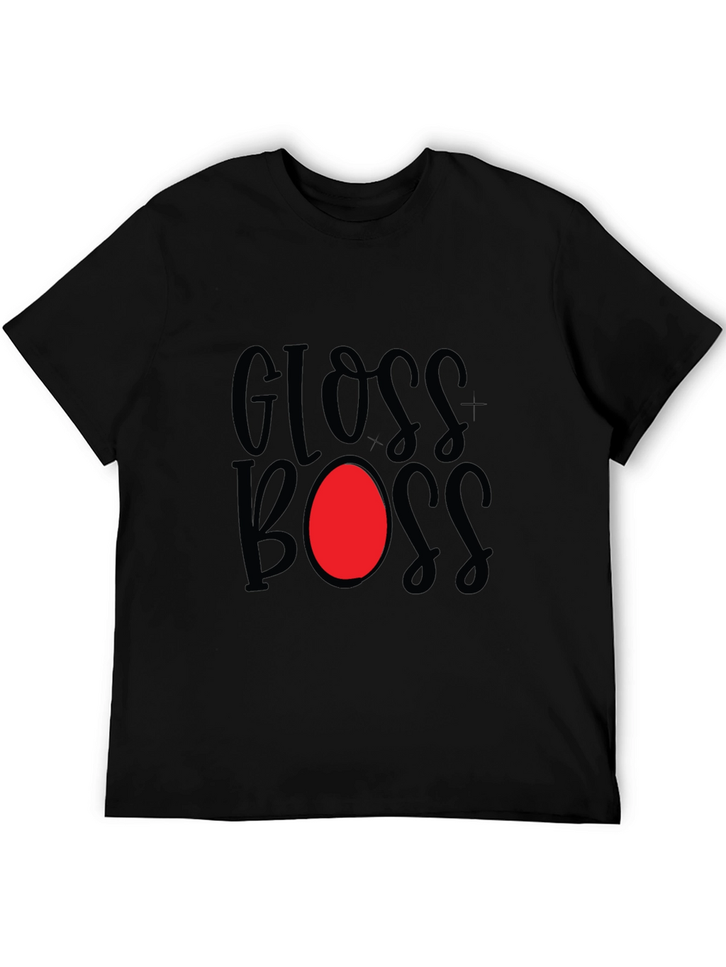 Gloss Boss Graphic Tee - Stylish Black T-Shirt