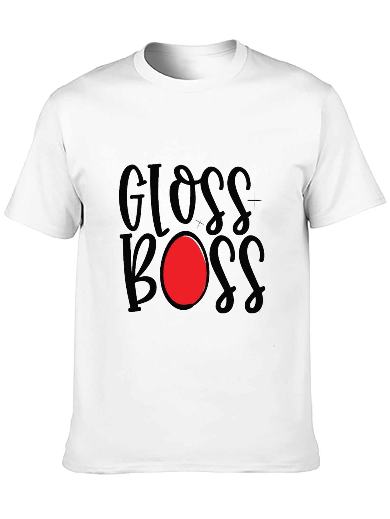 Gloss Boss Graphic Tee - Stylish Black T-Shirt