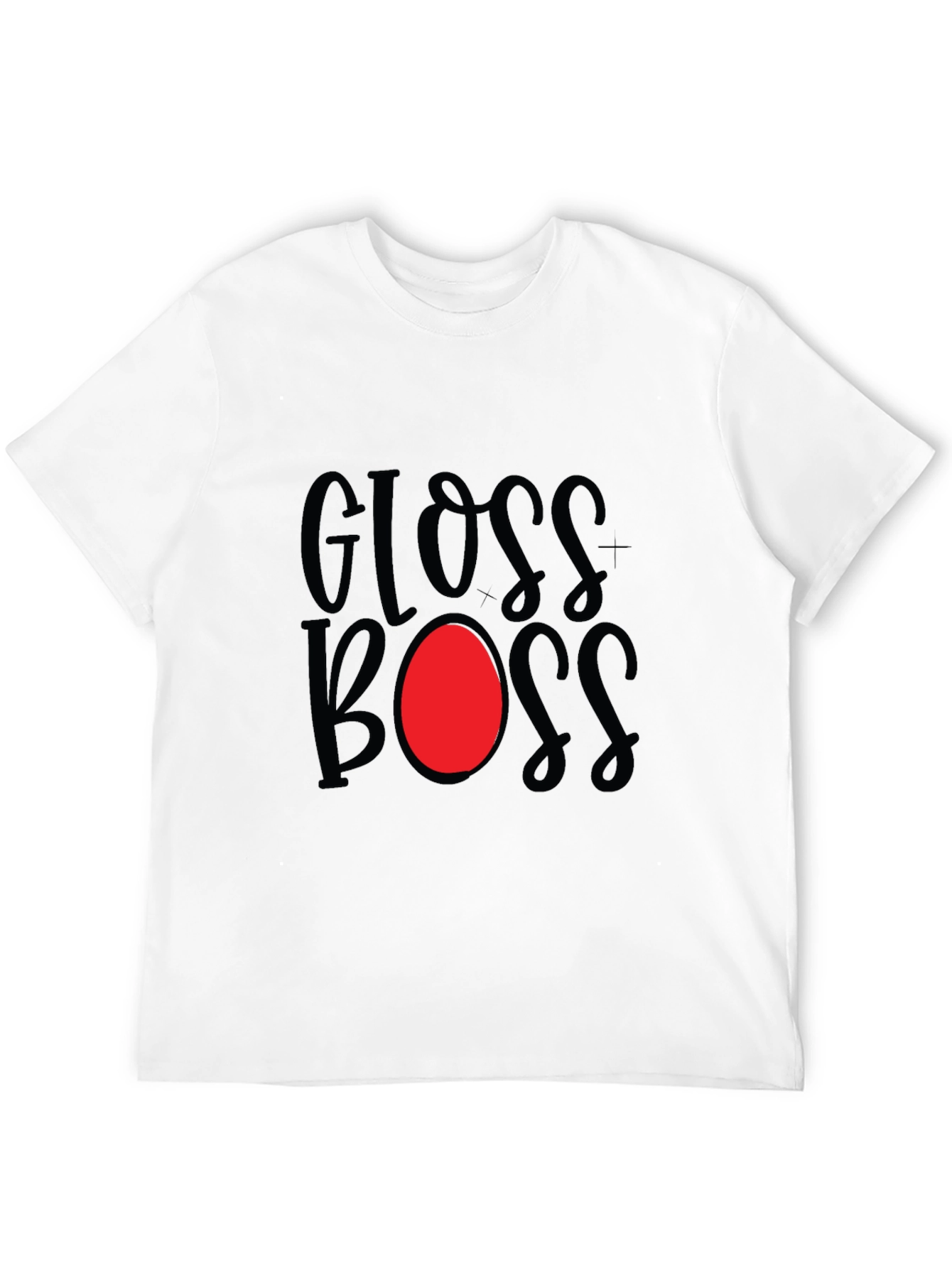 Gloss Boss Graphic Tee - Stylish Black T-Shirt