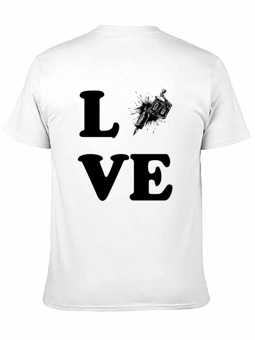Tattoo LOVE Graphic Tee - Black Cotton T-Shirt