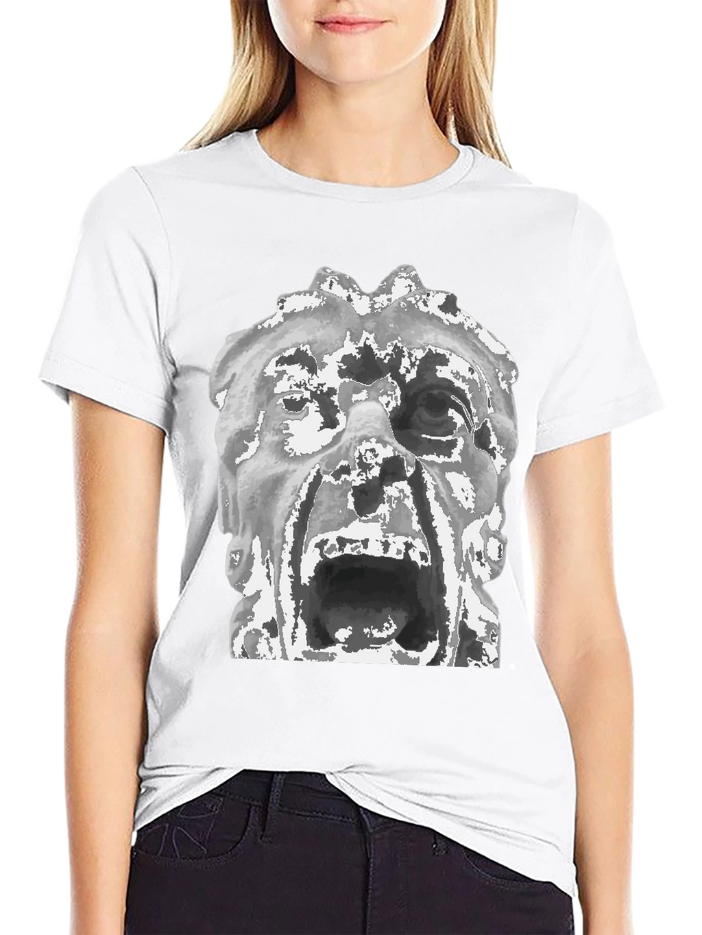 Sculpted Scream Graphic Tee