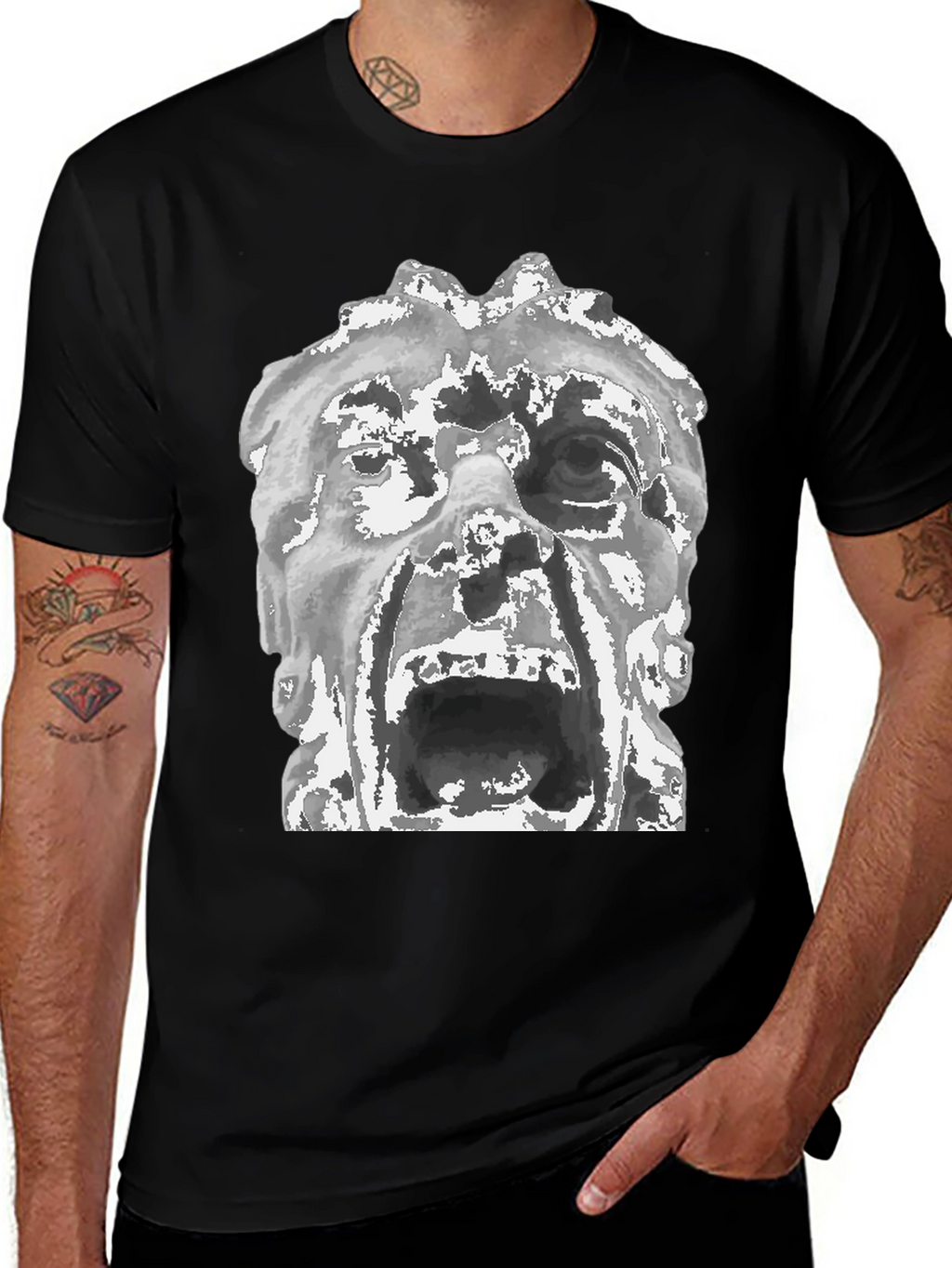 Sculpted Scream Graphic Tee
