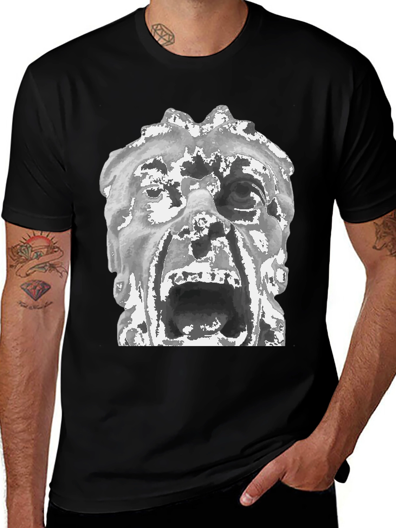 Sculpted Scream Graphic Tee