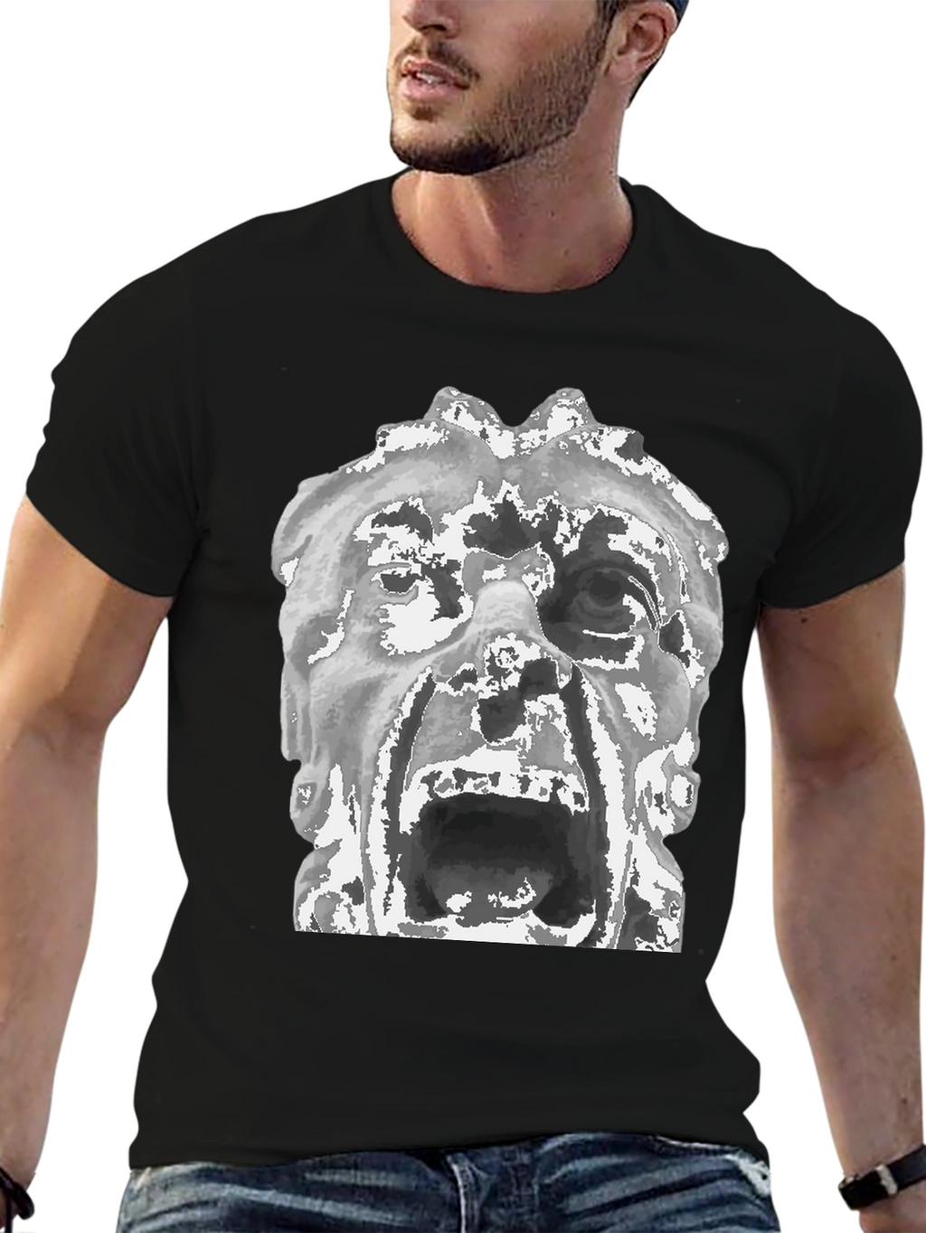 Sculpted Scream Graphic Tee