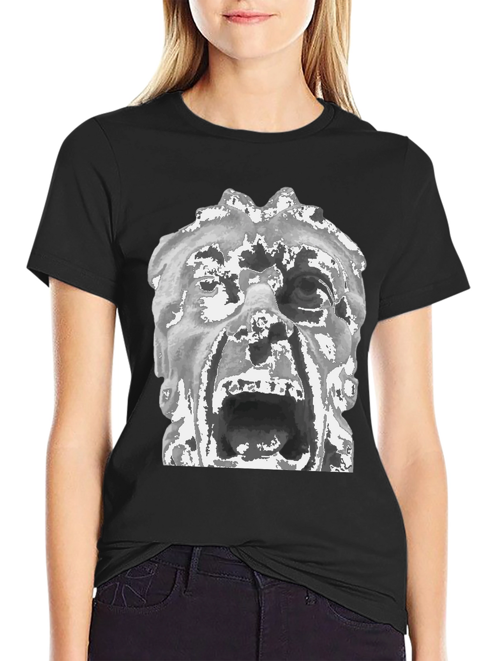 Sculpted Scream Graphic Tee