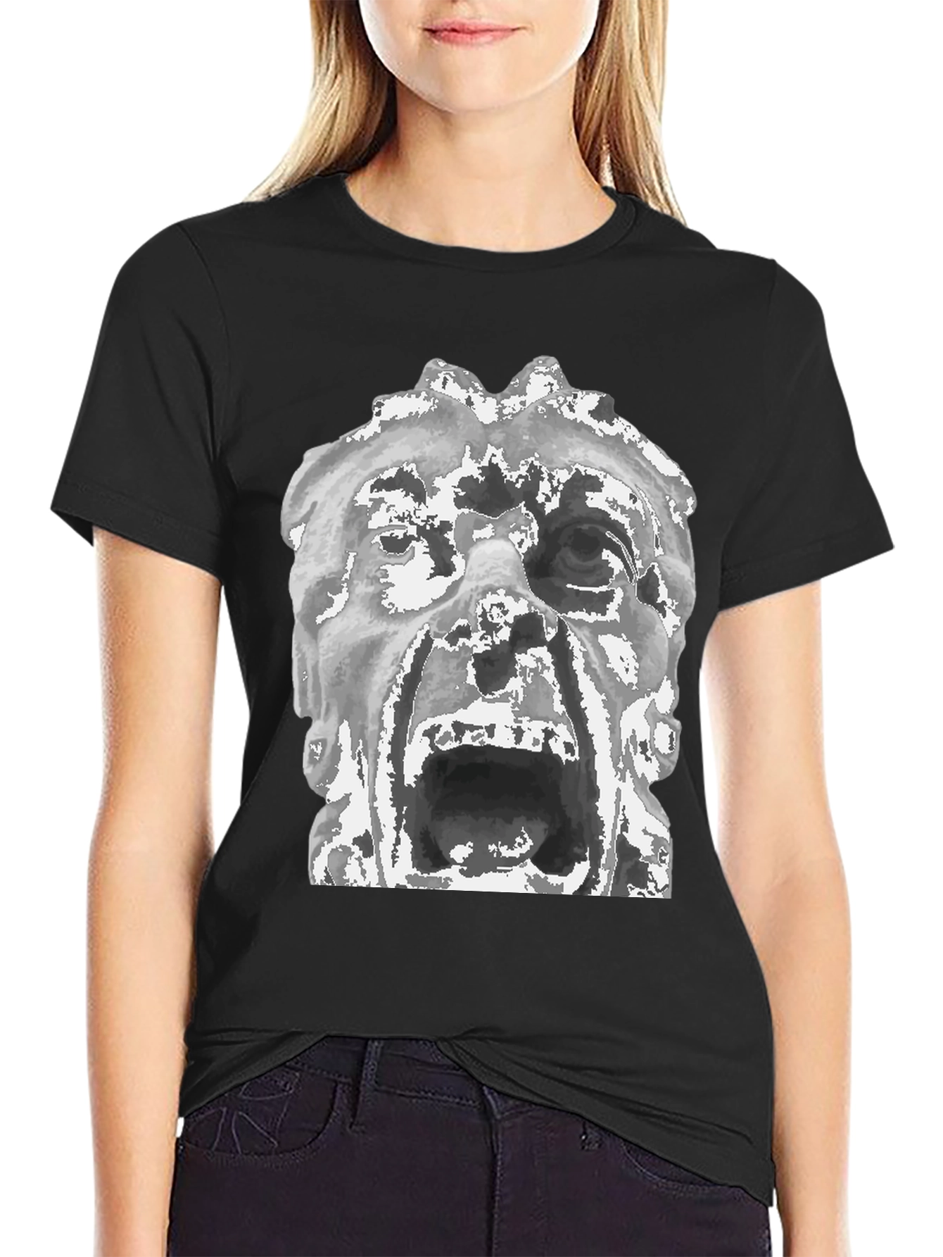 Sculpted Scream Graphic Tee