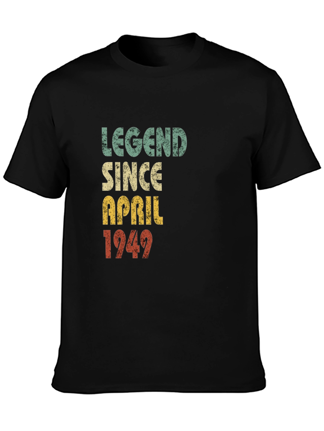 Legend Since April 1949 Black Graphic Tee