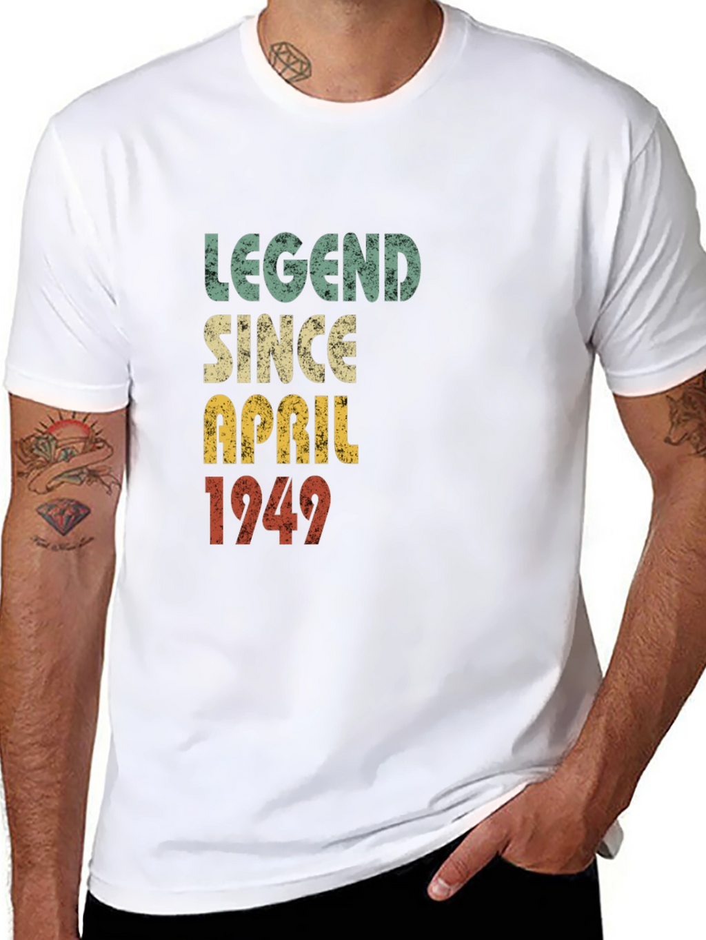 Legend Since April 1949 Black Graphic Tee