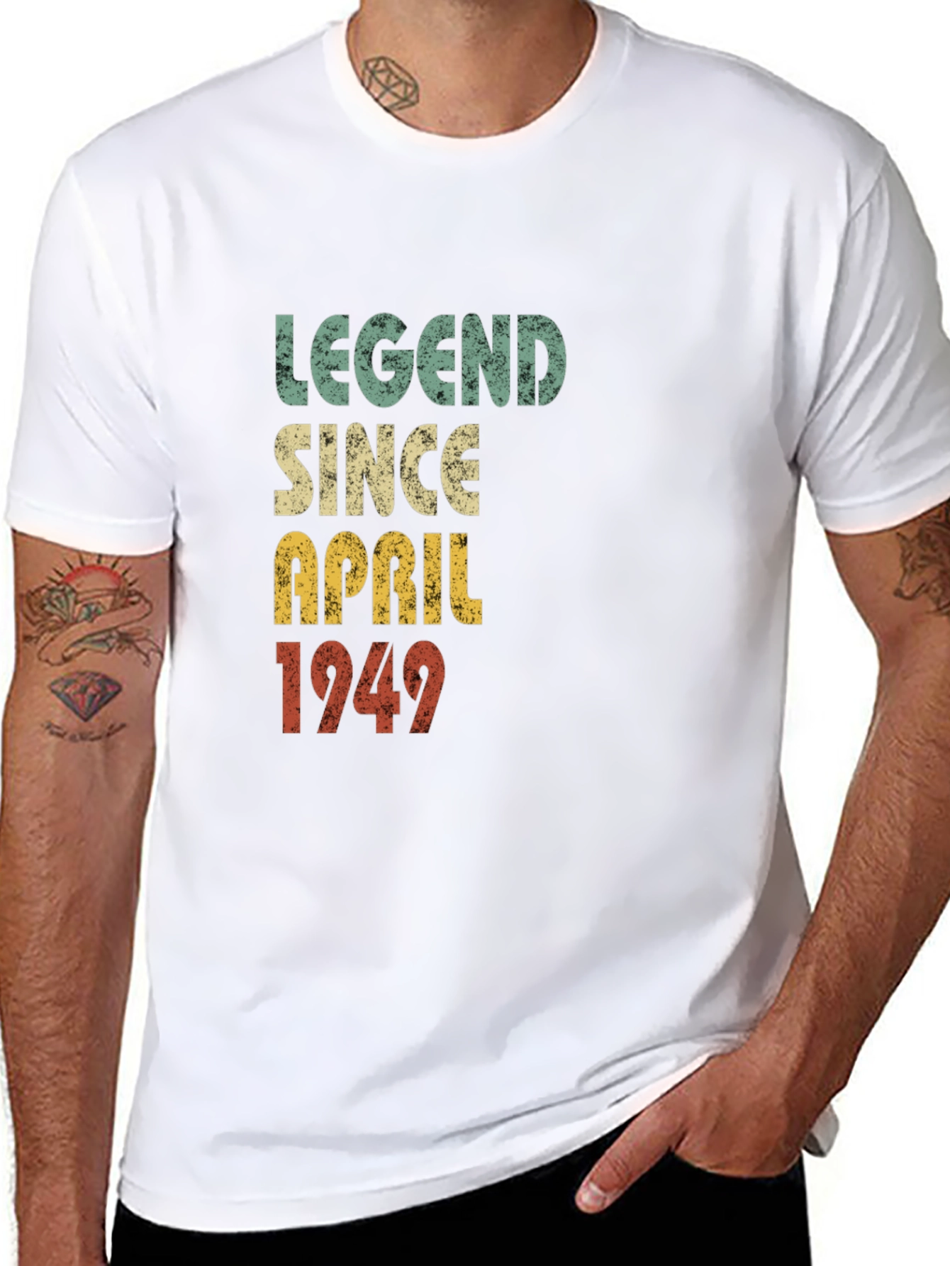 Legend Since April 1949 Black Graphic Tee