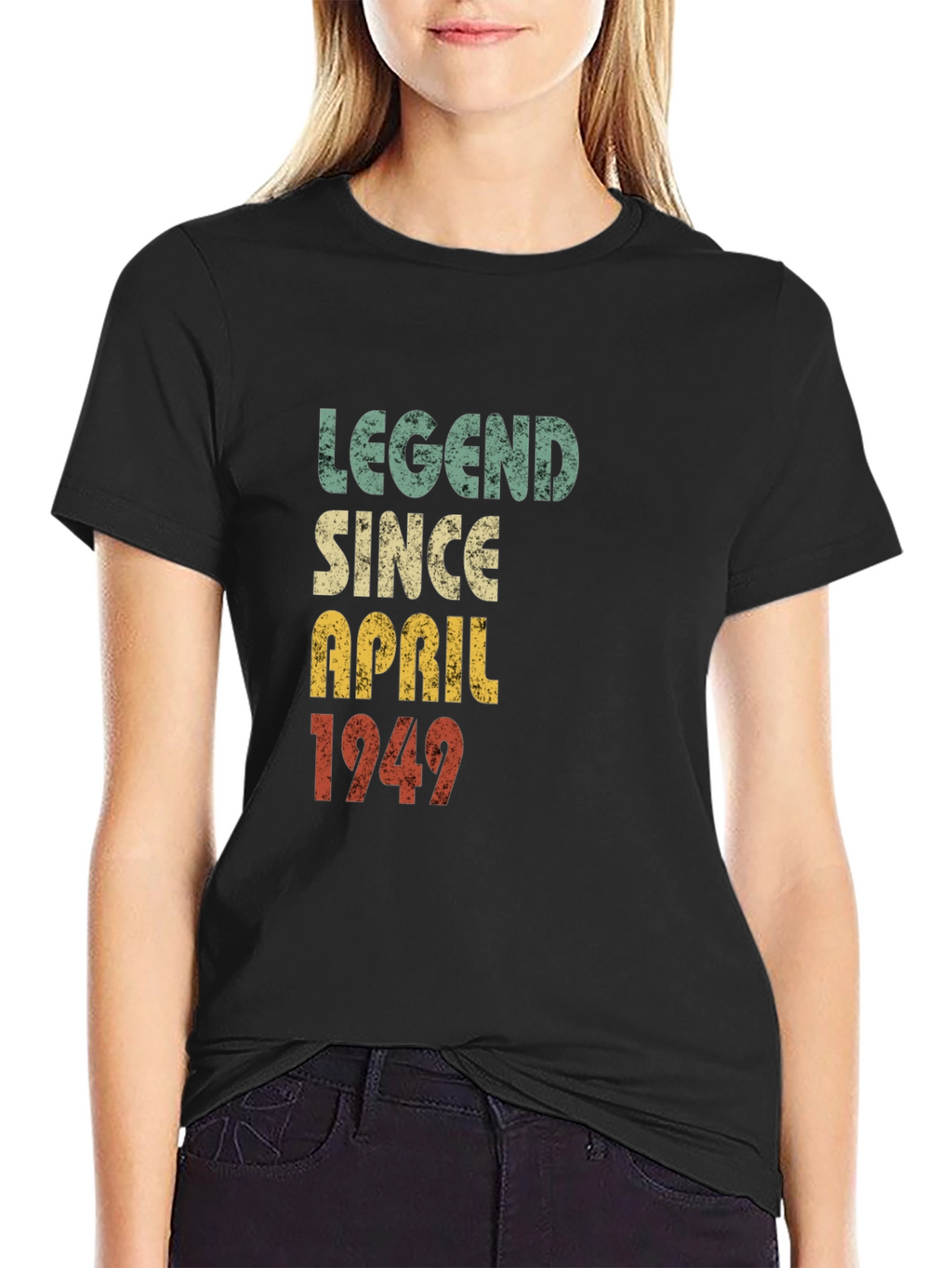 Legend Since April 1949 Black Graphic Tee