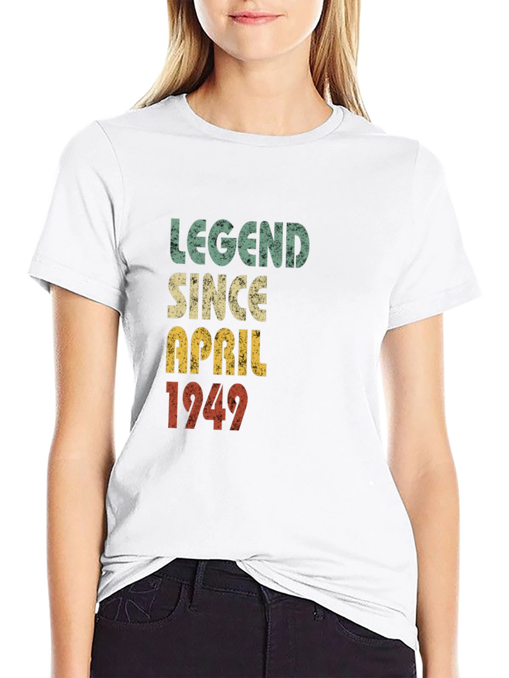 Legend Since April 1949 Black Graphic Tee