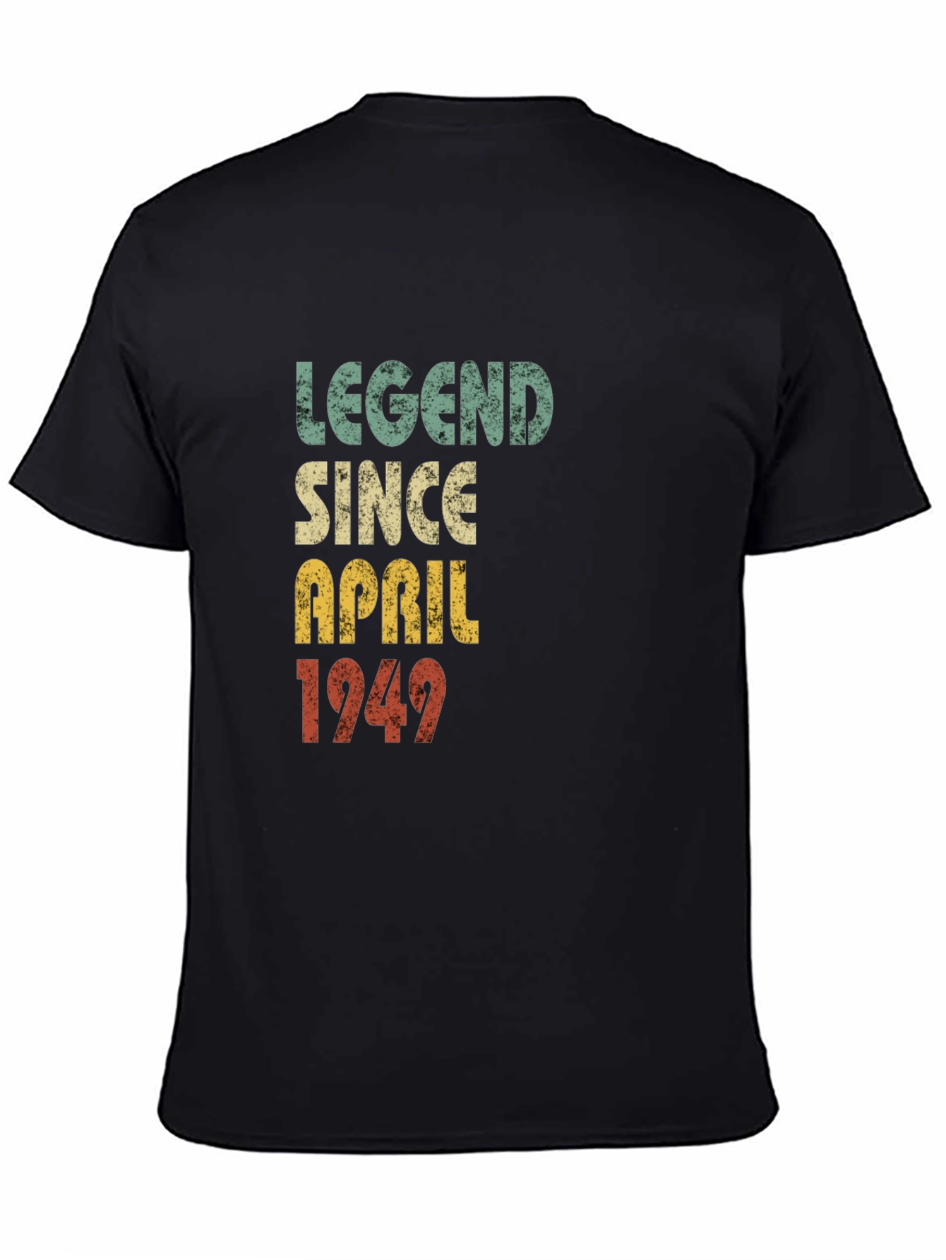 Legend Since April 1949 Black Graphic Tee