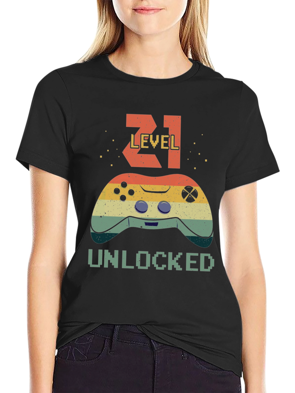Level 21 Unlocked Gamer T-Shirt