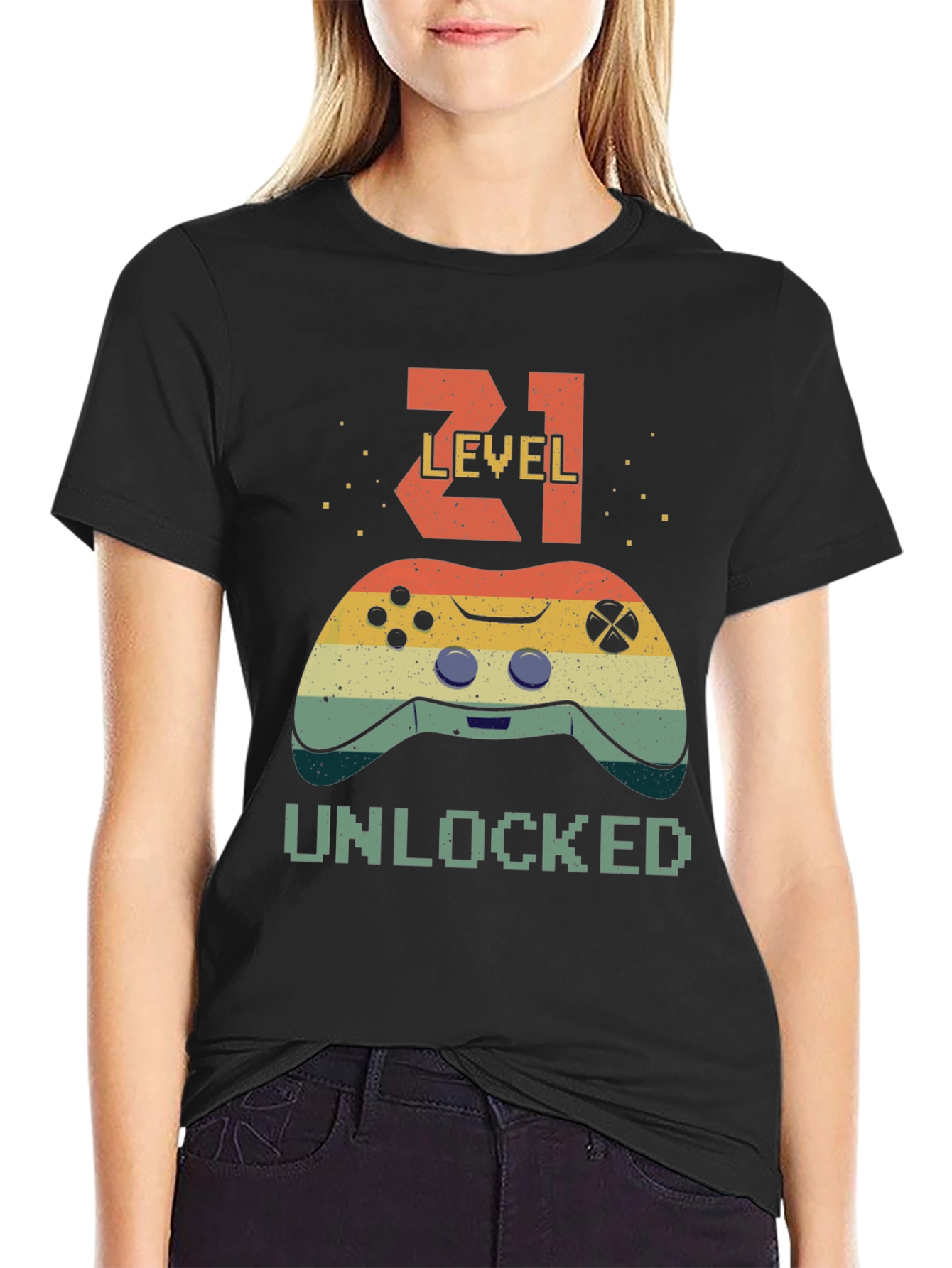 Level 21 Unlocked Gamer T-Shirt