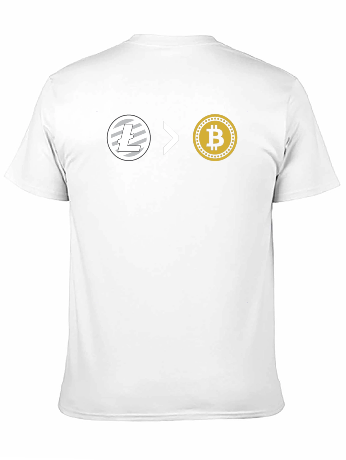 Litecoin > Bitcoin Crypto T-Shirt