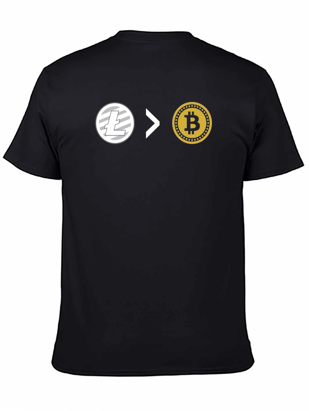 Litecoin > Bitcoin Crypto T-Shirt