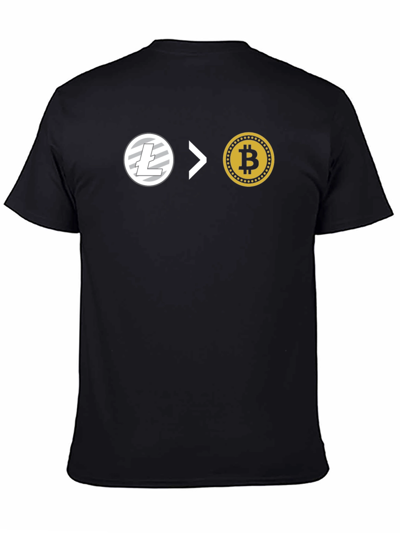 Litecoin > Bitcoin Crypto T-Shirt