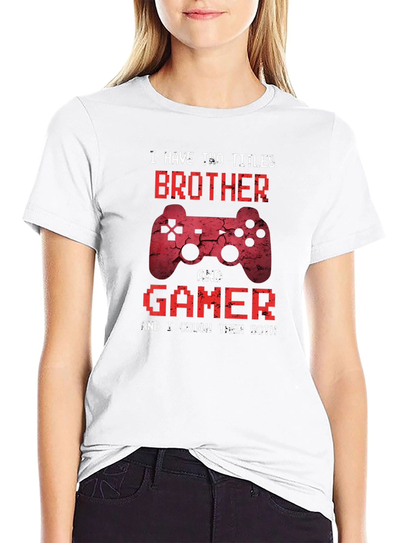 Brother & Gamer T-Shirt - Funny Gaming Gift