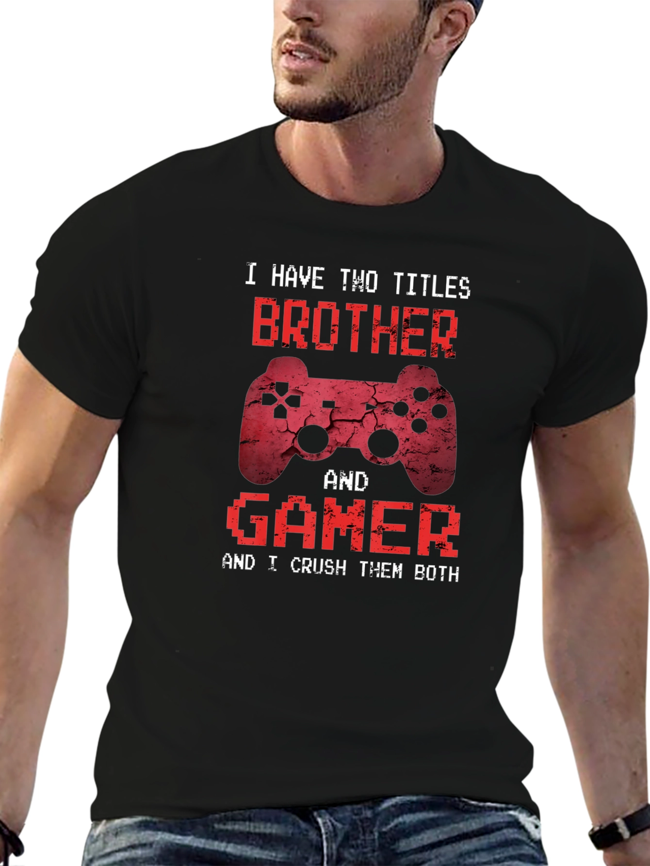 Brother & Gamer T-Shirt - Funny Gaming Gift